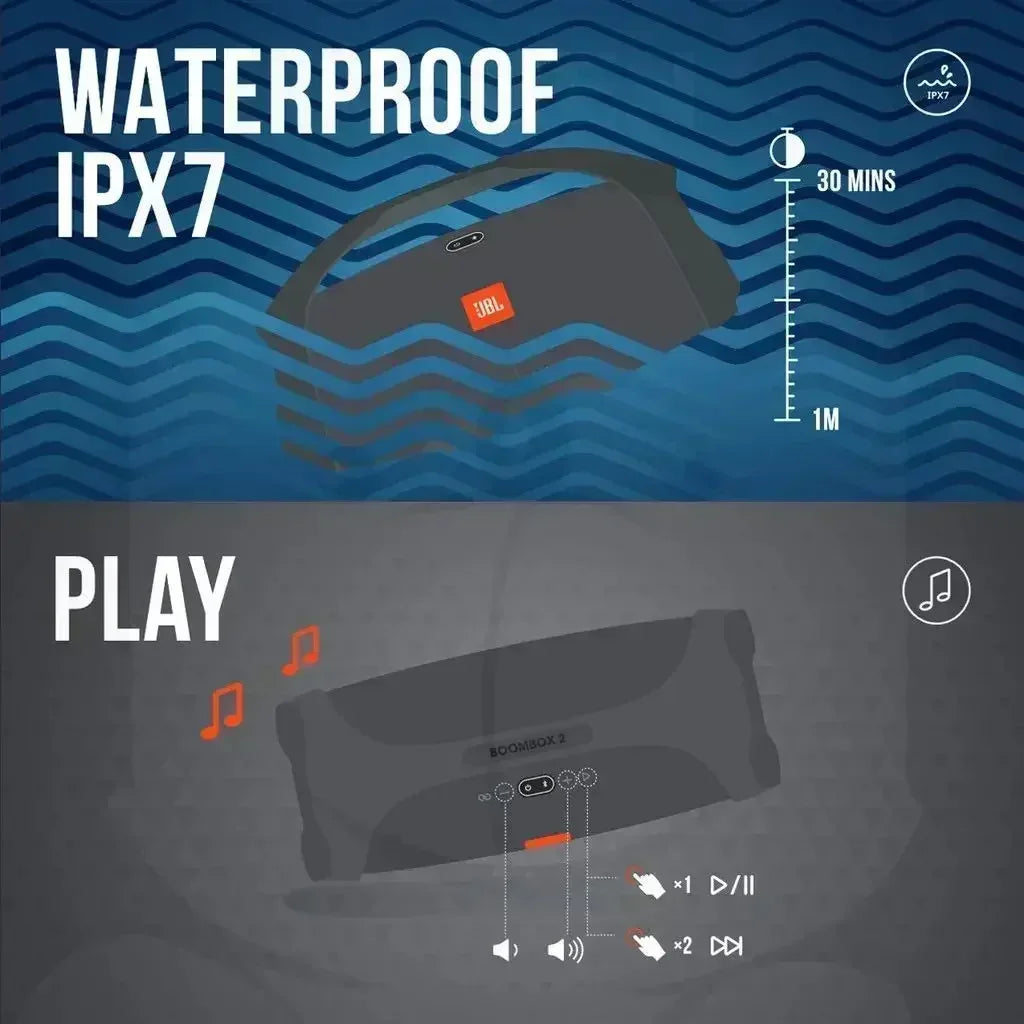 Waterproof Bluetooth Speaker Boombox 2