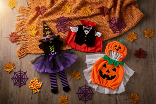 Halloween costumes for kids and adults, including witches, skeletons and fantasy characters