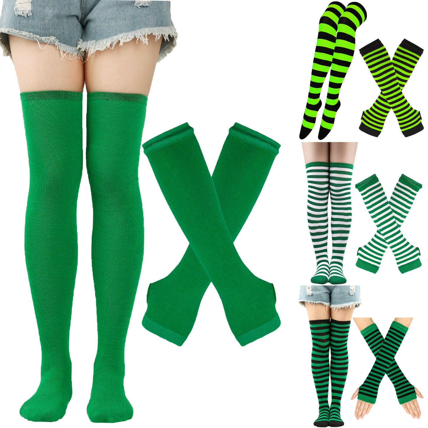 Premium Holiday Party Gloves & Socks Set