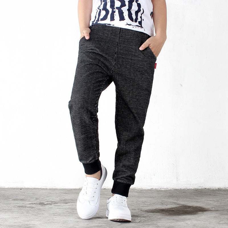 Kids' Striped Knit Jeans