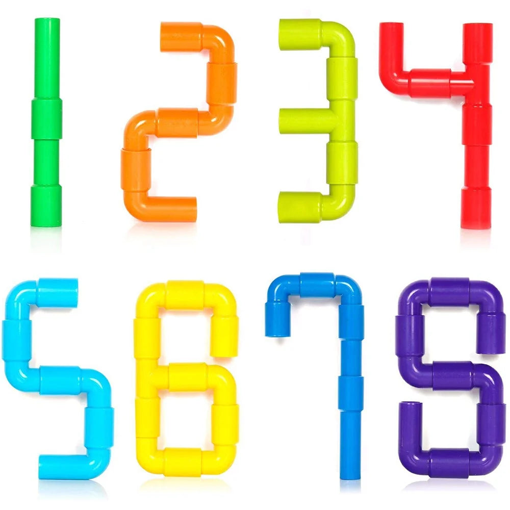 Montessori Water Pipe Building Blocks Toy