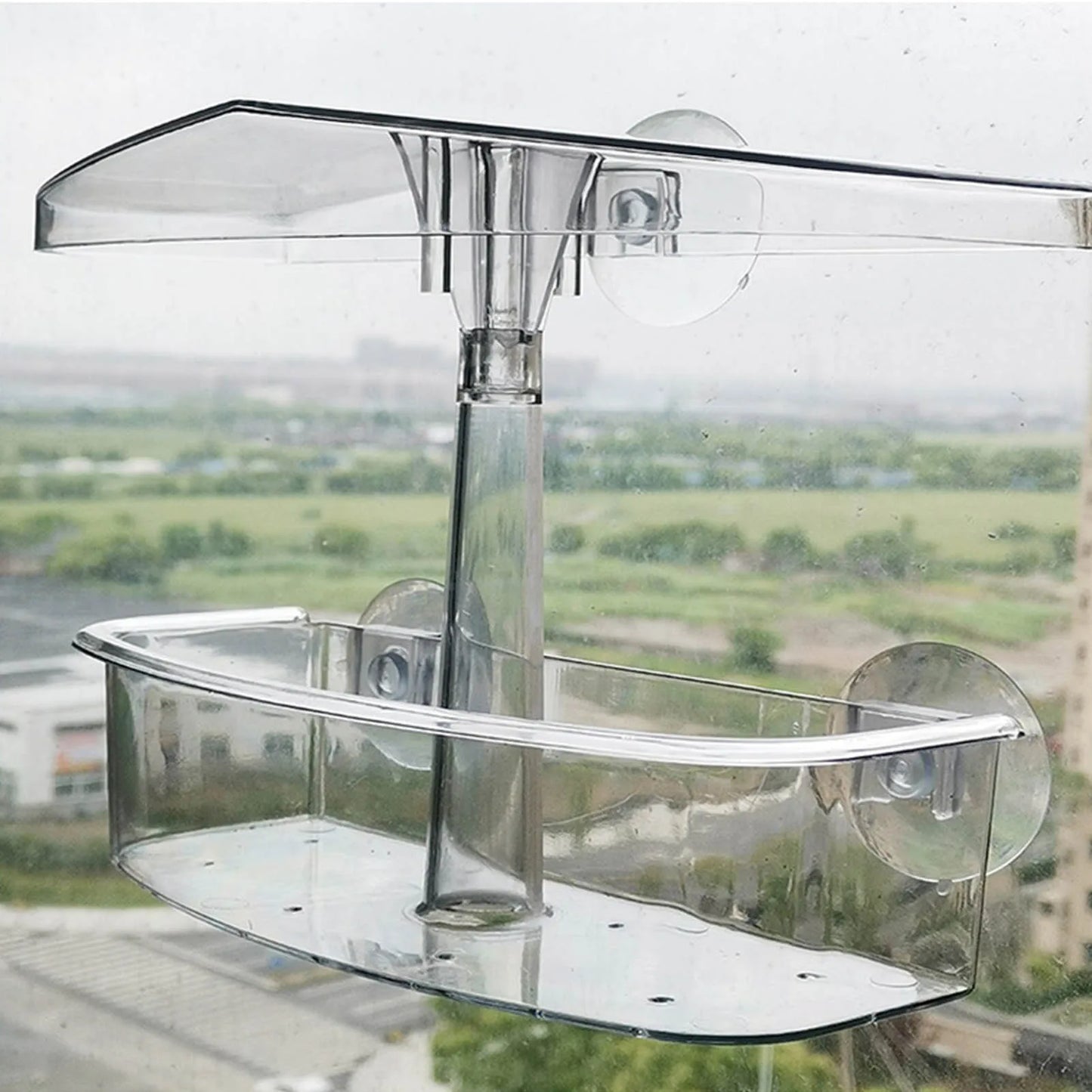 Transparent Window Bird Feeder - Birdhouse With Suction Cups