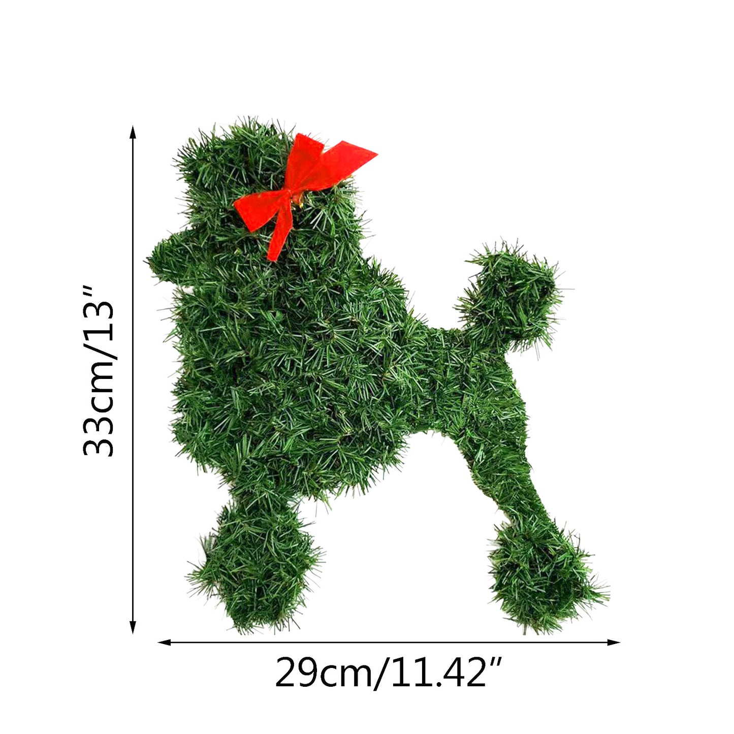 Adorable Holiday Pets Straw Wreath | Christmas Door Hanging