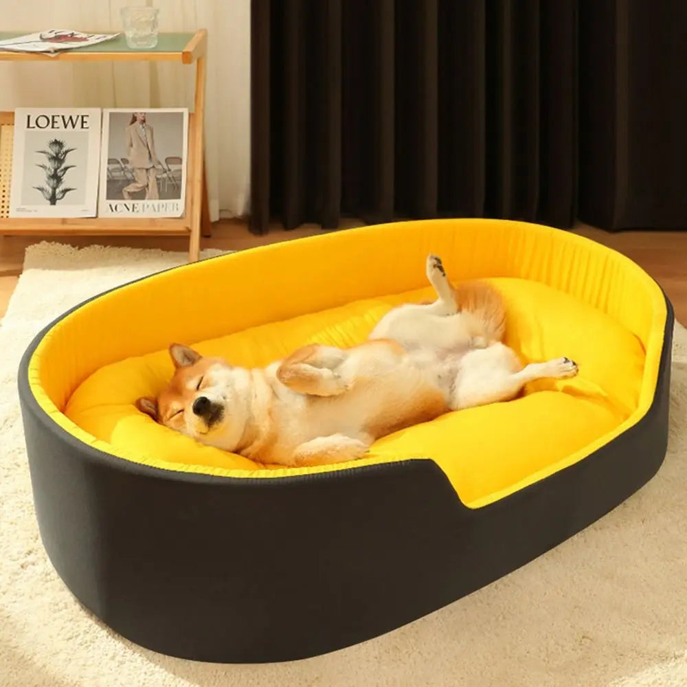 Cozy Sherpa Pet Bed | Memory Foam, Non-Slip Bottom