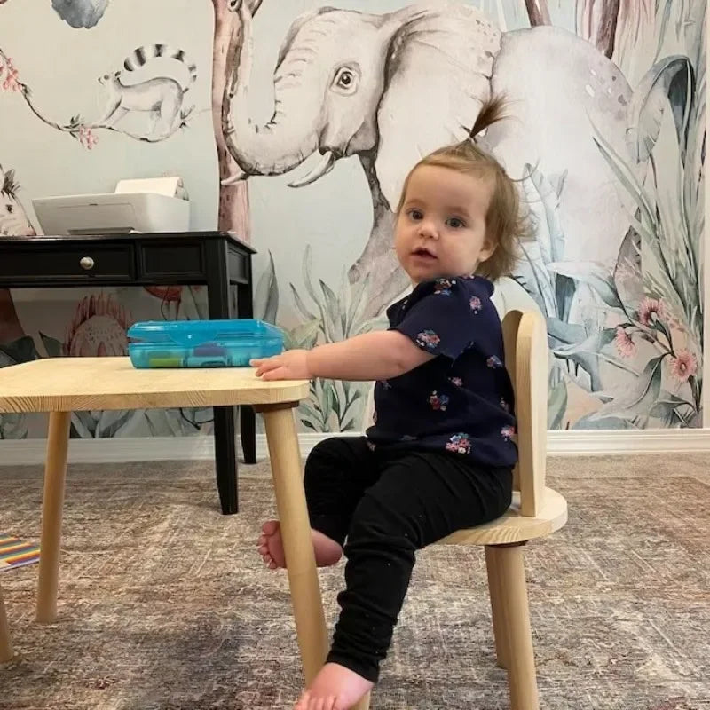 Montessori Kids Table & Chair Set