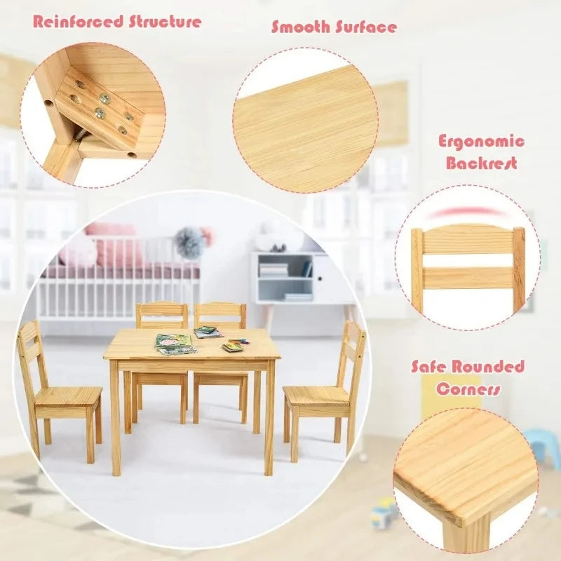 Montessori Kids Table & Chair Set