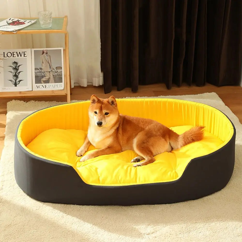 Cozy Sherpa Pet Bed | Memory Foam, Non-Slip Bottom