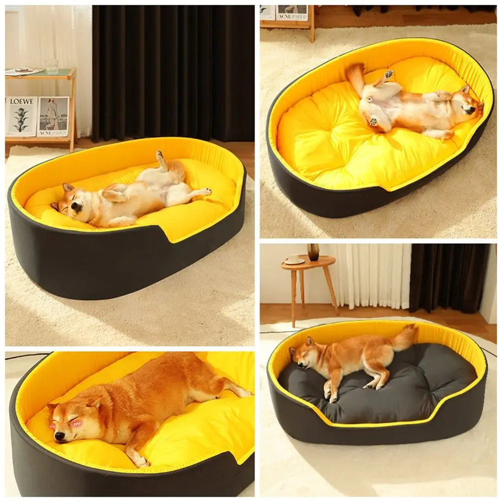 Cozy Sherpa Pet Bed | Memory Foam, Non-Slip Bottom