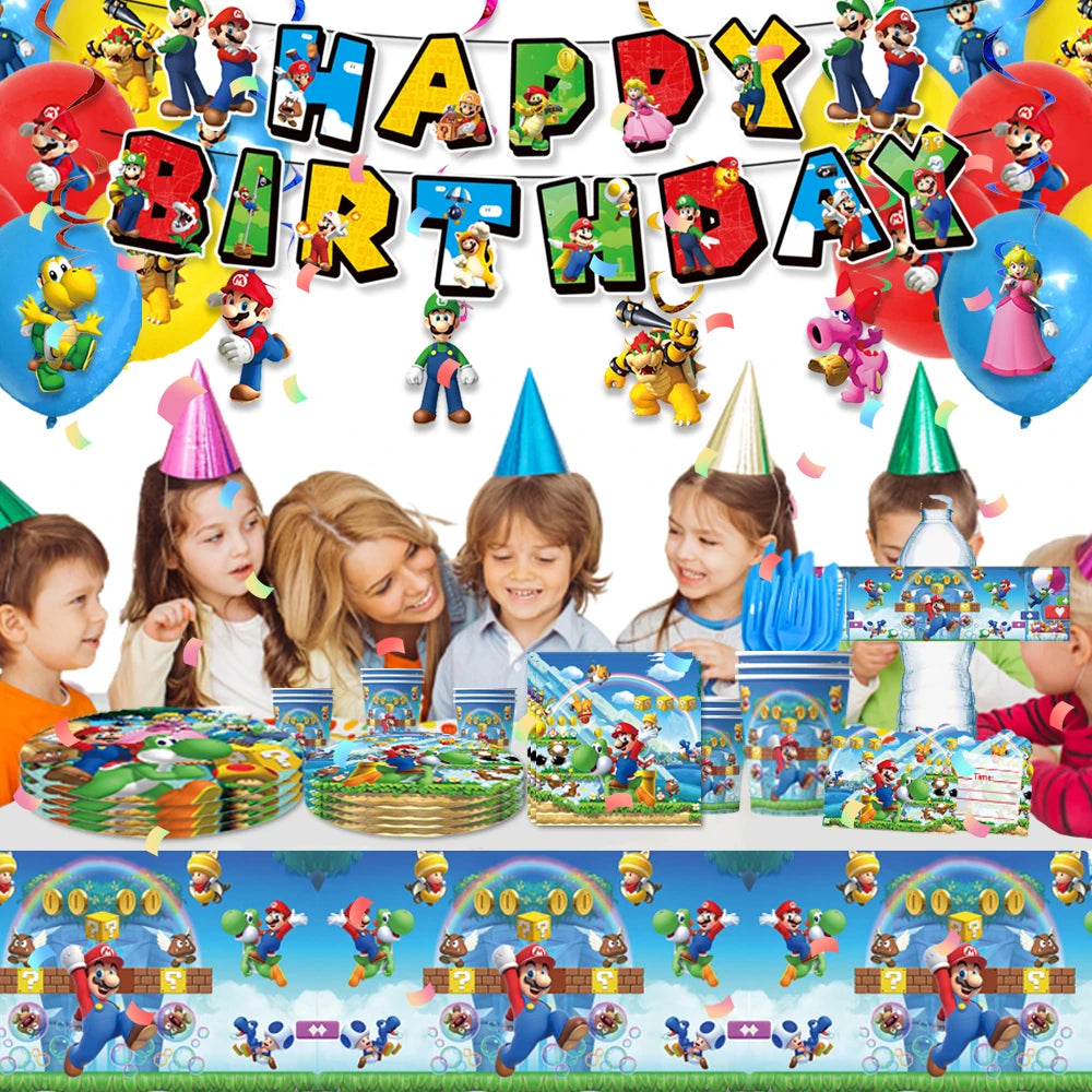 Super Brother Birthday Party Supplies Set