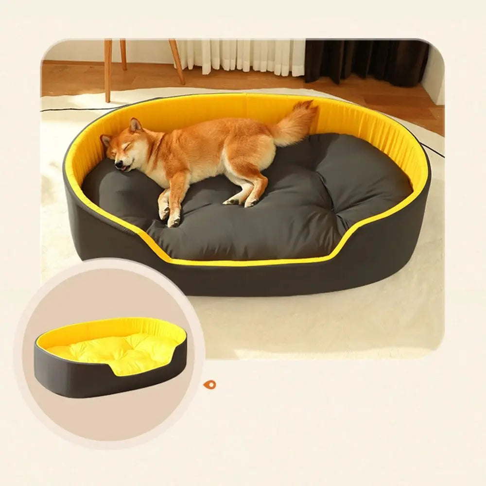 Cozy Sherpa Pet Bed | Memory Foam, Non-Slip Bottom