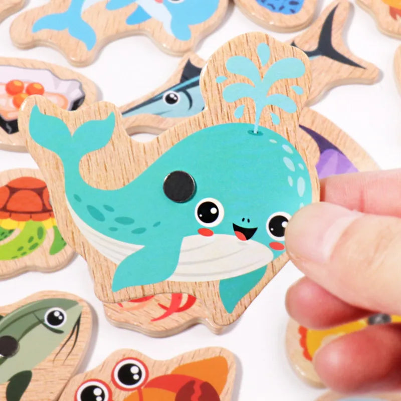 Montessori Magnetic Fishing Toy Set