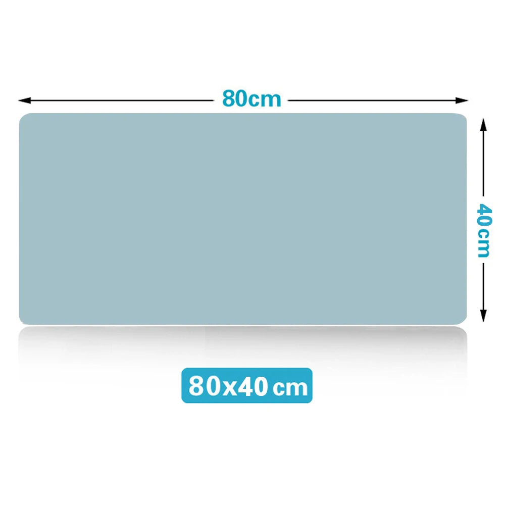 Rectangular blue surface measuring 80x40 cm, with dimensions labeled on the image.