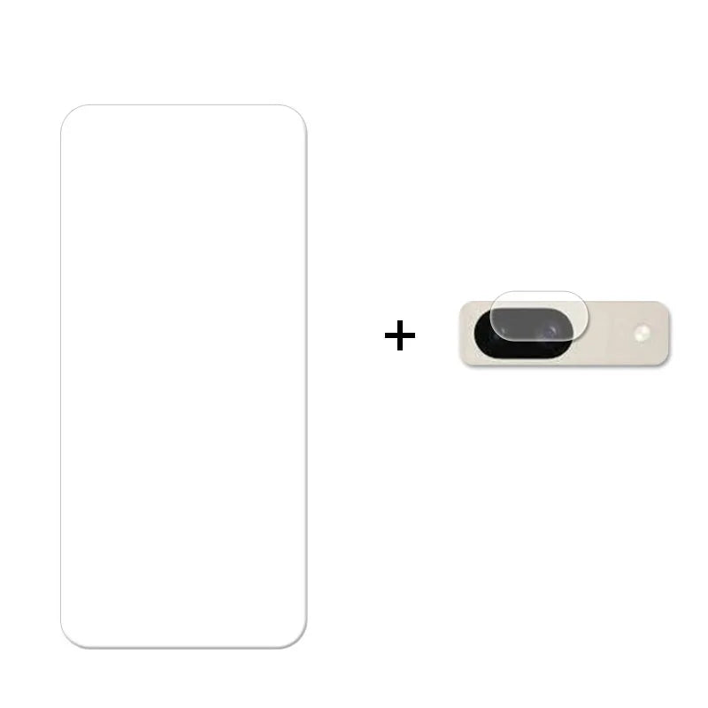 Outline of a smartphone next to a horizontal pill-shaped camera module with lenses and flash, separated by a plus sign, on a white background.